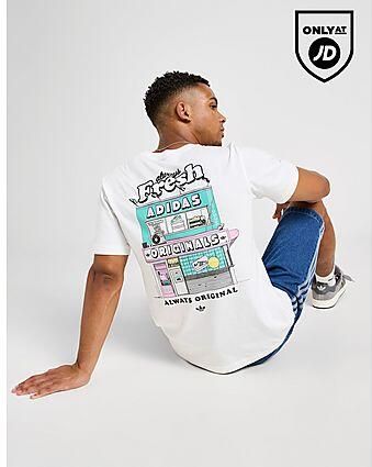 Adidas Originals Fresh T-Shirt White- Heren White