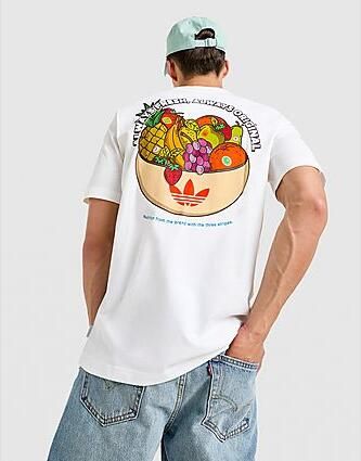 Adidas Originals Fruit Bowl T-Shirt White- Heren White