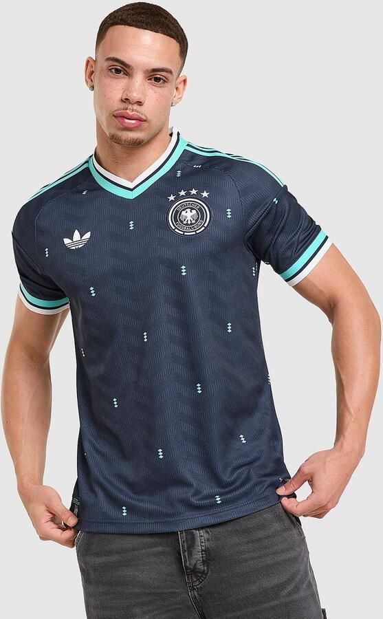 Adidas Originals Germany 2026 Away Shirt Blauw- Heren Blauw - Foto 4