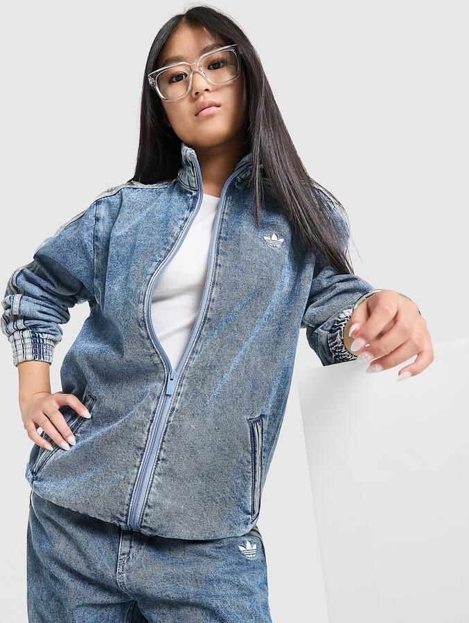 Adidas Originals ' Denim Jacket Junior Blauw Kind Blauw - Foto 4