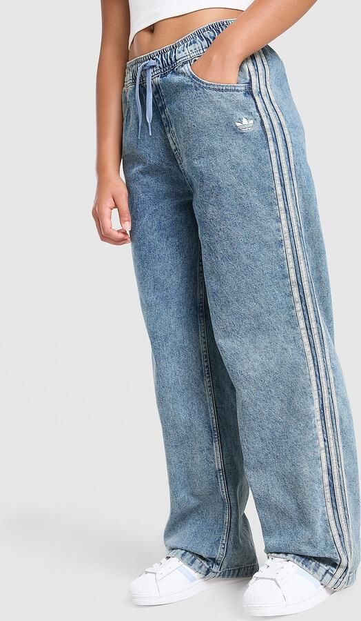 Adidas Originals ' Denim Track Pants Junior Blauw Kind Blauw - Foto 4