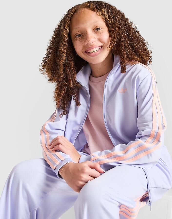 Adidas Originals ' Firebird Full Zip Track Top Junior Paars