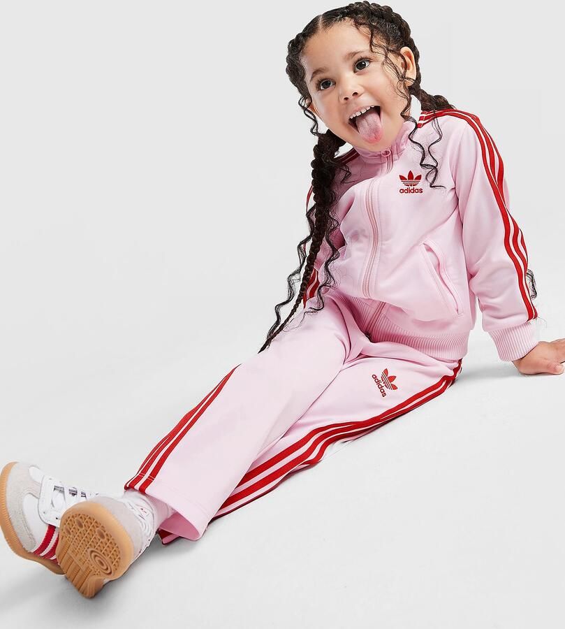 Adidas Originals ' Firebird Full Zip Tracksuit Infant Roze