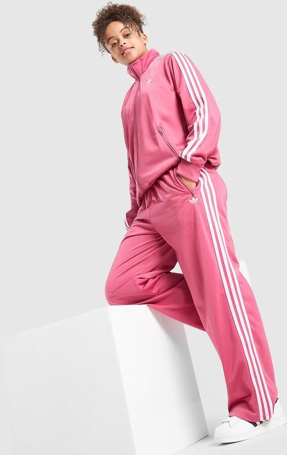 Adidas Originals ' Firebird Wide Leg Joggers Junior Roze Kind Roze