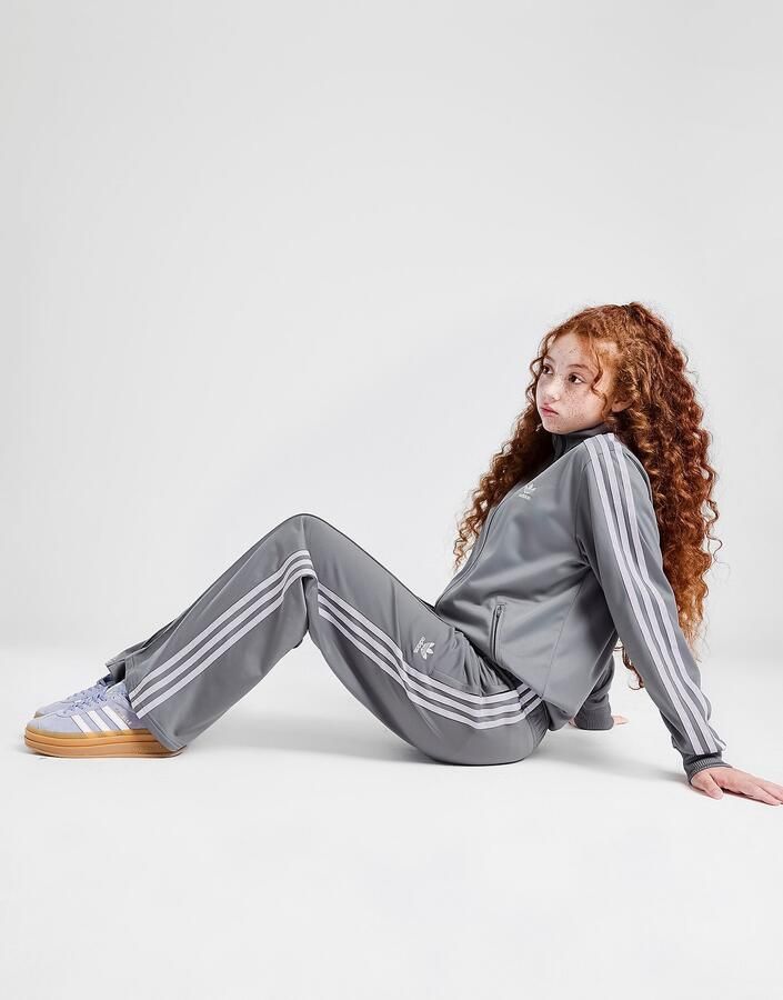 Adidas Originals ' Firebird Wide Leg Track Pants Junior Grijs Kind Grijs