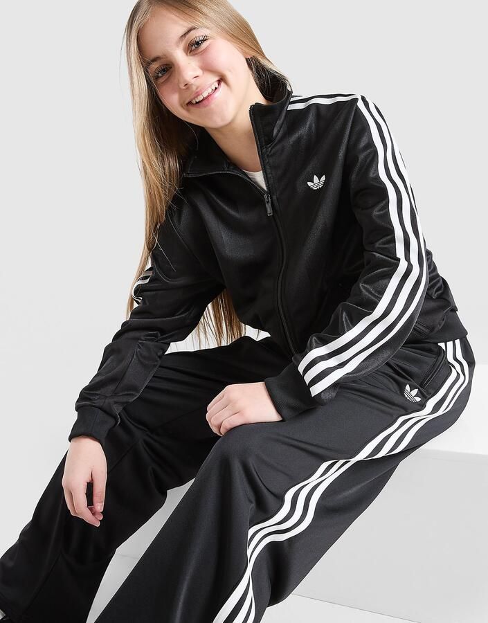 Adidas Originals ' Firebird Wide Leg Track Pants Junior Zwart
