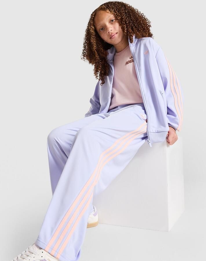 Adidas Originals ' Firebird Wide Track Pants Junior Paars Kind Paars