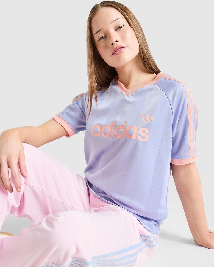 Adidas Originals ' Football T-Shirt Junior Paars