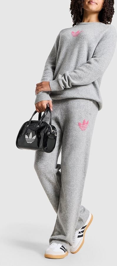 Adidas Originals ' Knit Wide Leg Joggers Junior Grijs Kind Grijs