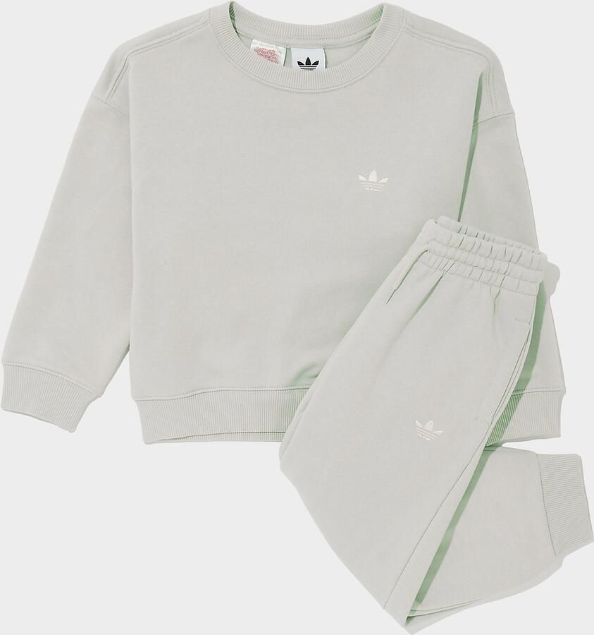 Adidas Originals ' Trefoil Essential Tracksuit Children Groen Kind Groen