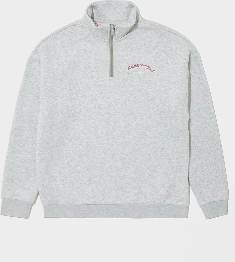 Adidas Originals ' Varisty 1 4 Zip Sweatshirt Junior Grijs Kind Grijs