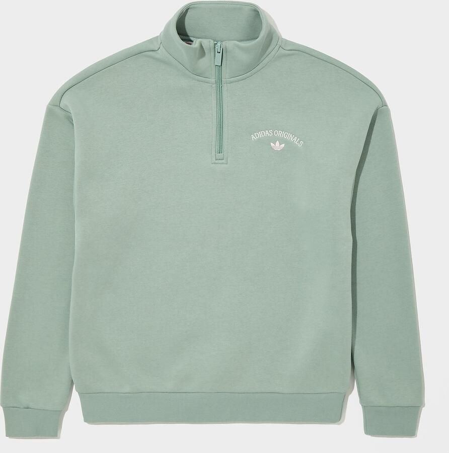 Adidas Originals ' Varisty 1 4 Zip Sweatshirt Junior Groen Kind Groen