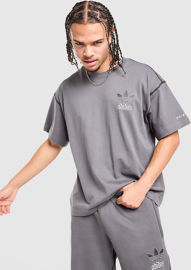 Adidas Originals Gothic T-Shirt Grijs- Heren Grijs