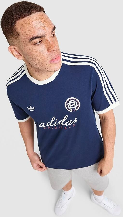 Adidas Originals Graphic Cali T-Shirt Blauw- Heren Blauw