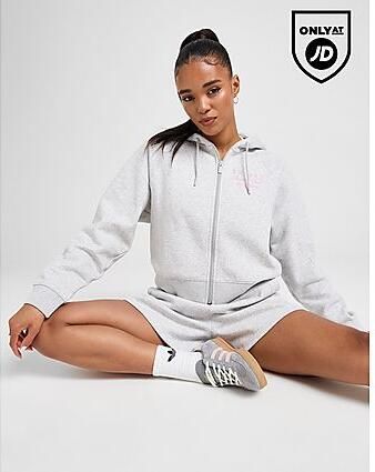 Adidas Originals Island Club Full Zip Hoodie Grey- Dames Grey