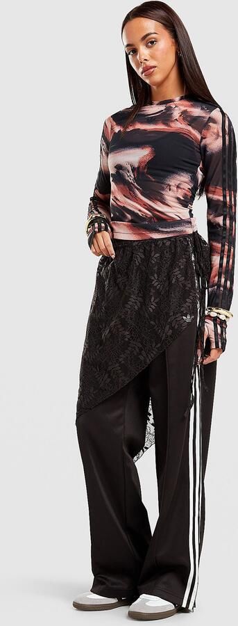 Adidas Originals Loose fit sweatbroek van katoenmix model '2IN1 LACE FIREBIRD' - Foto 4