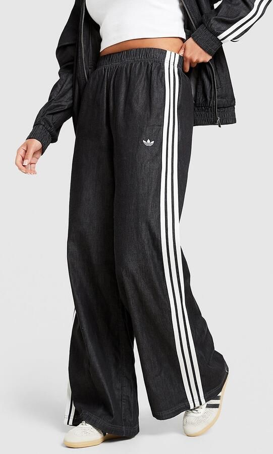 Adidas Originals Lightweight Denim Track Pants Zwart- Dames Zwart