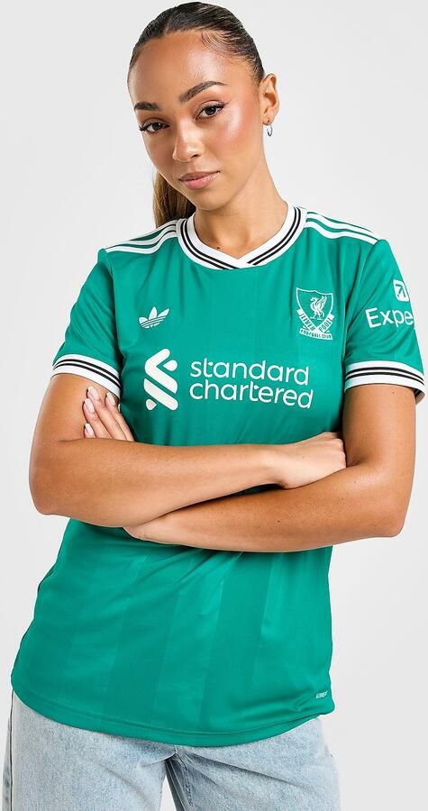 Adidas Originals Liverpool FC 2025 26 Third Shirt Dames Groen- Dames Groen