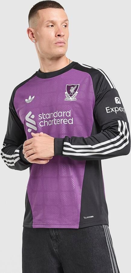 Adidas Originals Liverpool FC 2026 27 Long Sleeve Goalkeeper Shirt Paars- Heren Paars - Foto 7