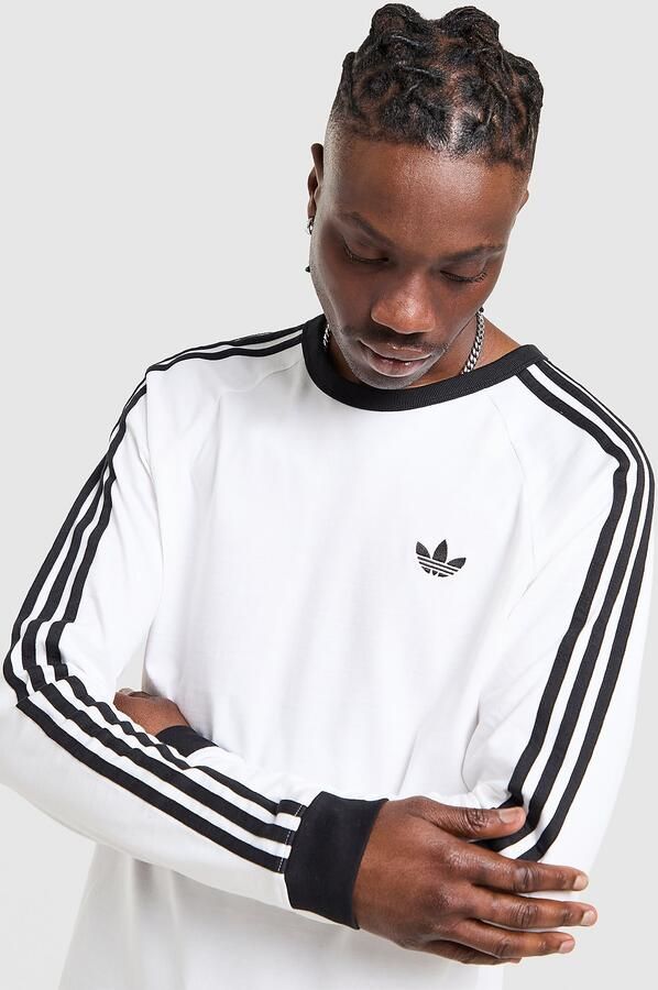 Adidas Originals Shirt met lange mouwen en labelstitching - Foto 3