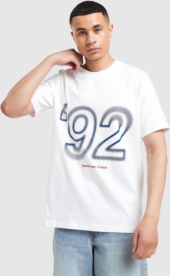 Adidas Originals Manchester United FC 1990-92 Away T-Shirt Wit- Heren Wit - Foto 7