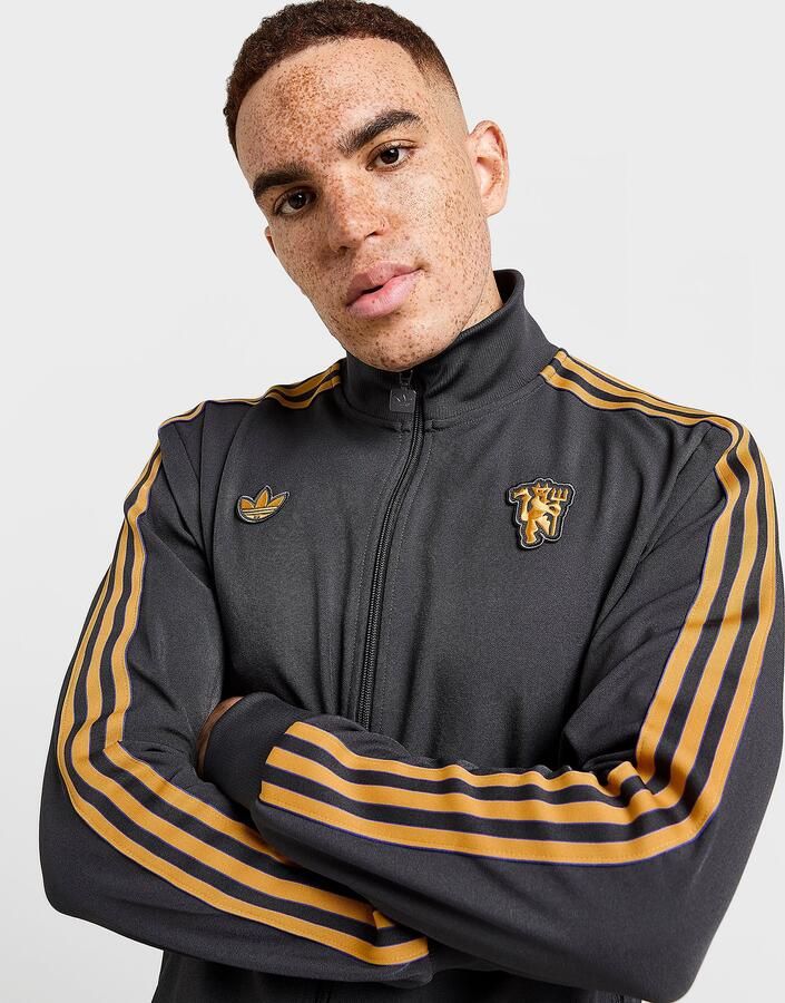 Adidas Originals Manchester United FC Icons Track Top Zwart- Heren Zwart - Foto 7