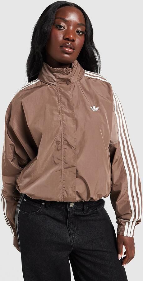 Adidas Originals Oversized Windbreaker Bruin- Dames Bruin