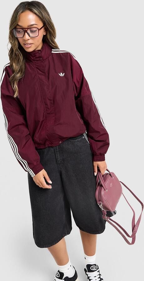 Adidas Originals Oversized Windbreaker Rood- Dames Rood