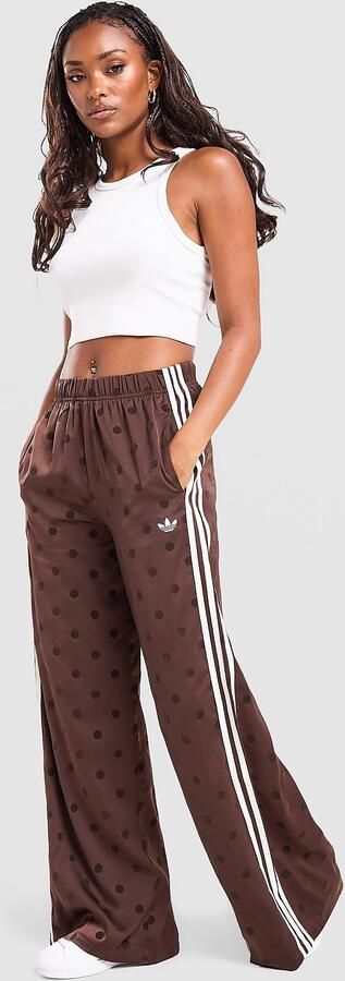 Adidas Originals Polka Dot Firebird Track Pants Bruin- Dames Bruin