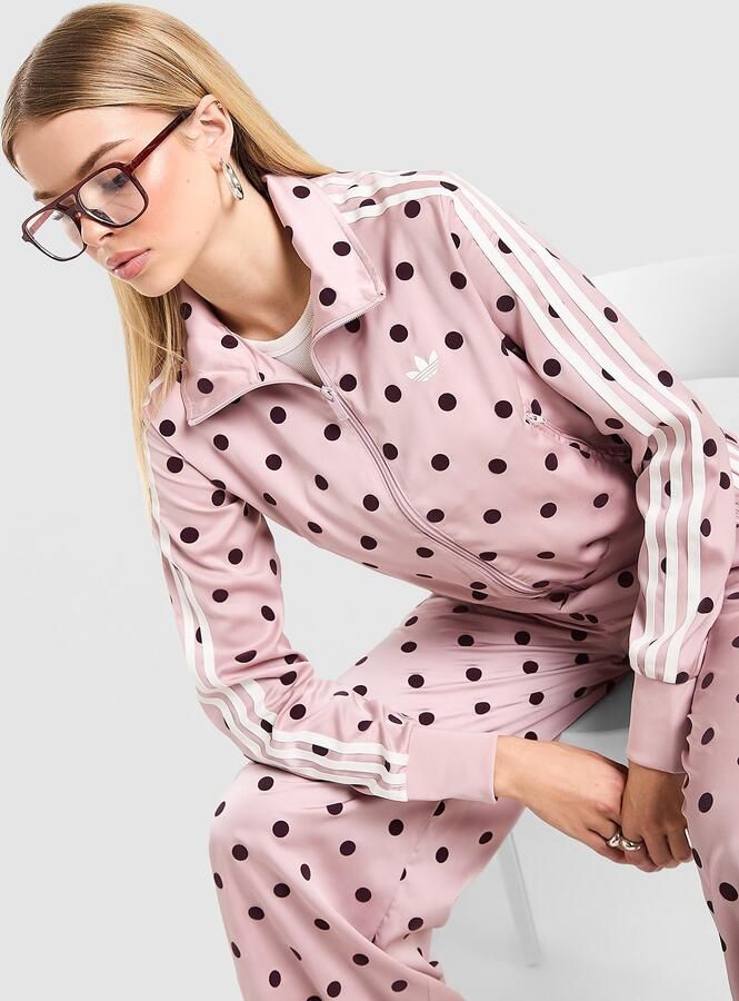 Adidas Originals Polka Dot Firebird Track Top Paars- Dames Paars