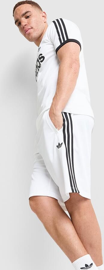 Adidas Originals Poly Shorts Wit- Heren Wit