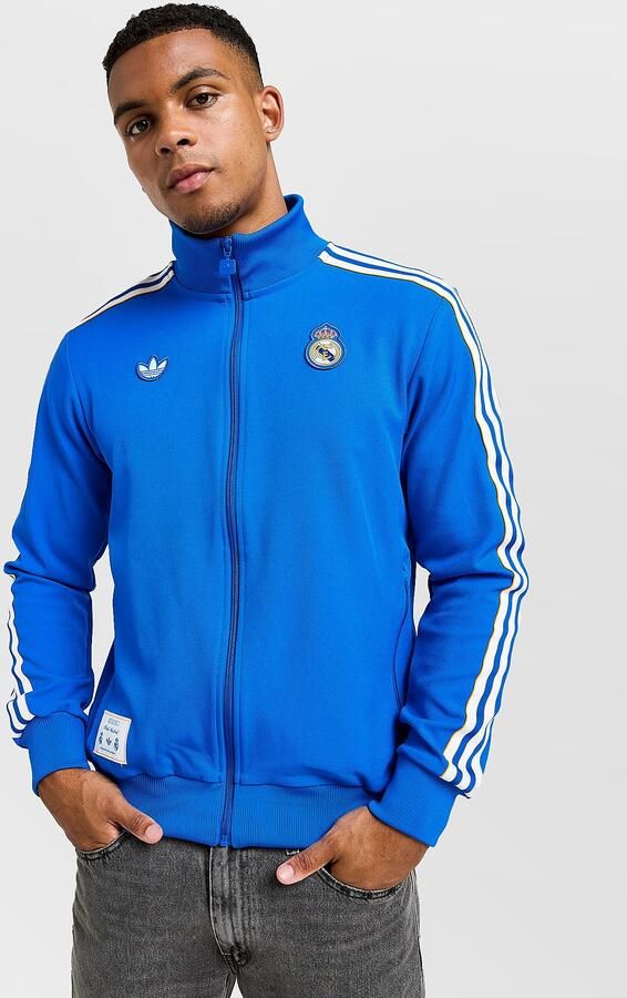 Adidas Originals Real Madrid Icon Track Top Blauw- Heren Blauw - Foto 7