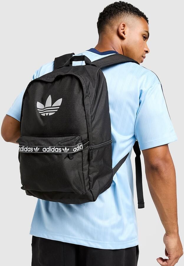 Adidas Originals Reflective Trefoil Backpack Zwart- Dames Zwart