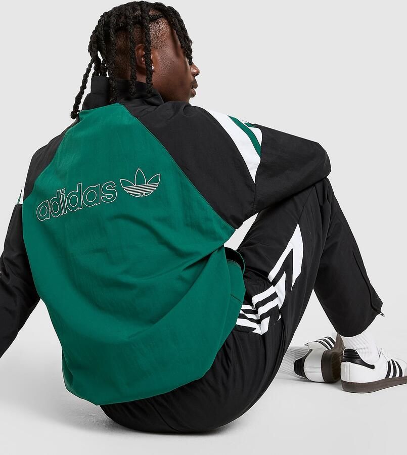 Adidas Originals Serino Track Top Groen- Heren Groen - Foto 3