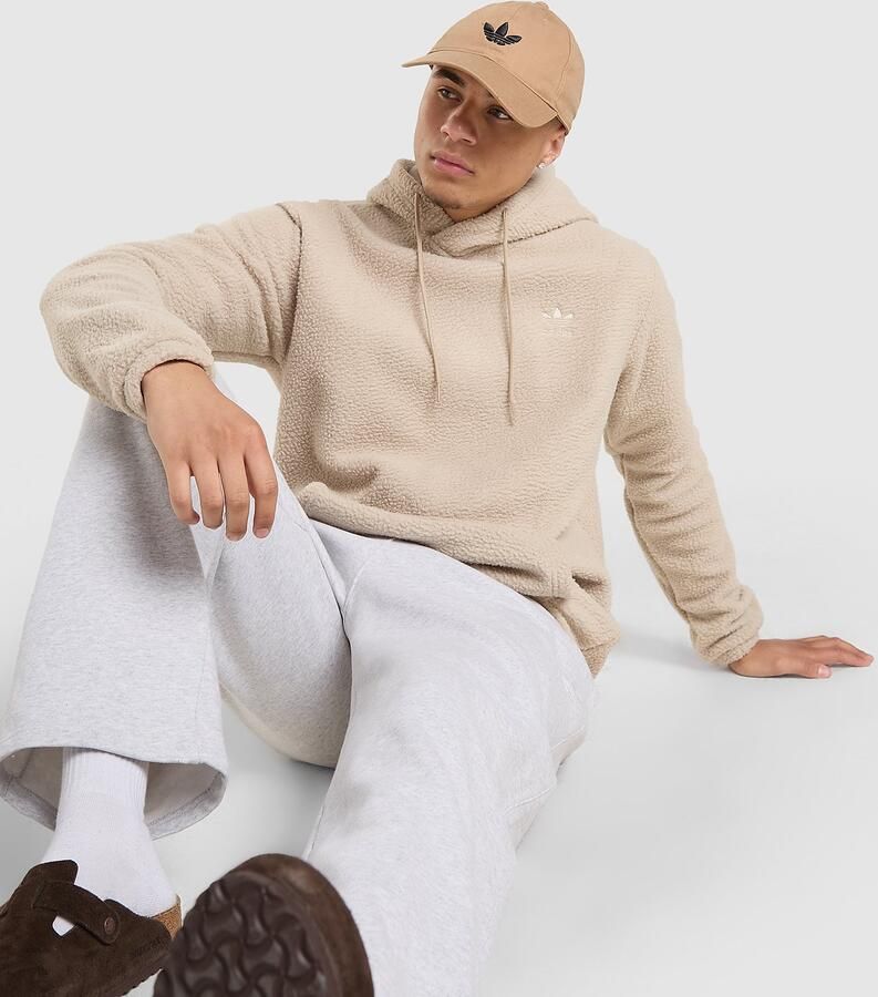 Adidas Originals Sherpa Hoodie Beige- Heren Beige