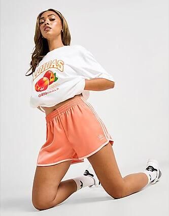 Adidas Adicolor 3-Stripes Sprinter Short Oranje- Dames Oranje - Foto 9