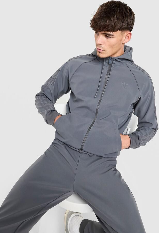 Adidas Originals SST Bonded Hoodie Grijs- Heren Grijs