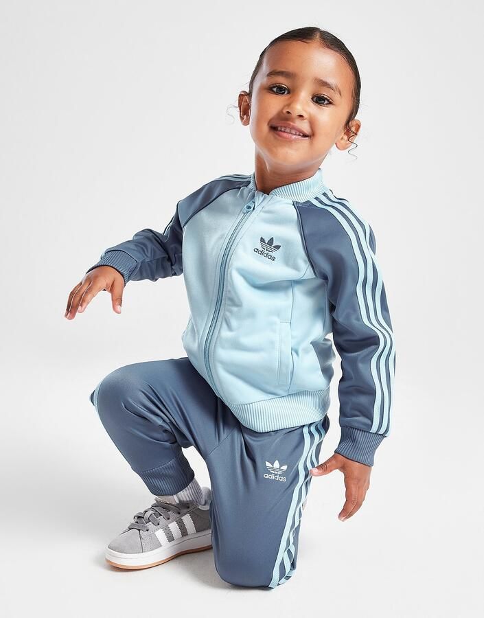 Adidas Originals SST Colour Block Tracksuit Infant Blauw