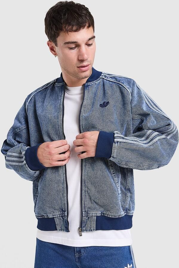 Adidas Originals SST Gothic Denim Track Top Blauw- Heren Blauw