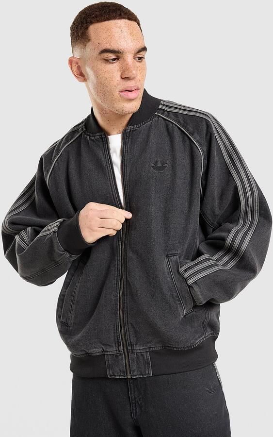 Adidas Originals SST Gothic Denim Track Top Zwart- Heren Zwart - Foto 7