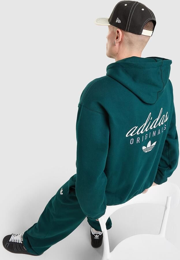 Adidas Originals Stack Logo Hoodie Groen- Heren Groen