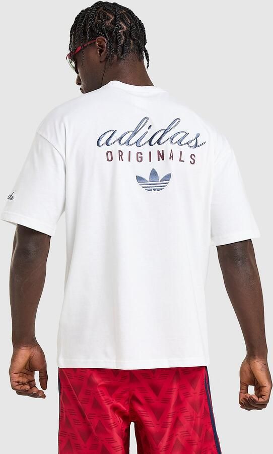 Adidas Originals Stack Logo T-Shirt Wit- Heren Wit