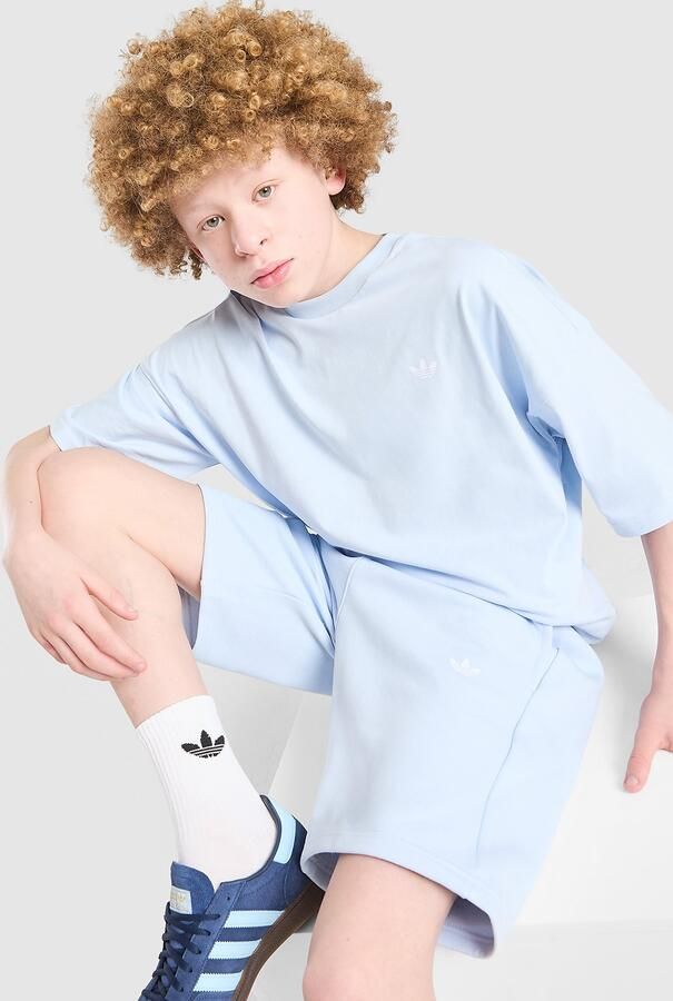 Adidas Originals T-Shirt Shorts Set Junior Blauw