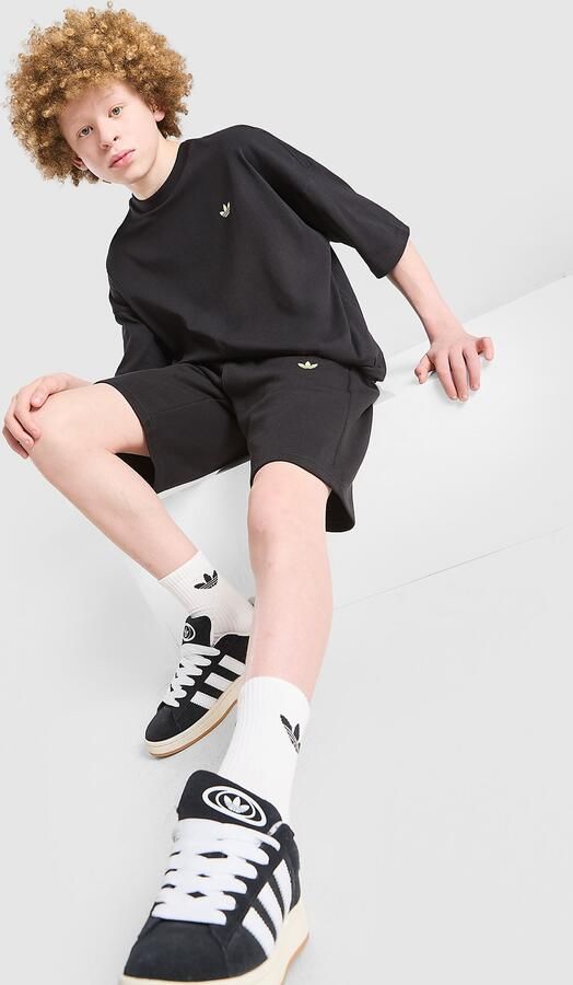 Adidas Originals T-Shirt Shorts Set Junior Zwart