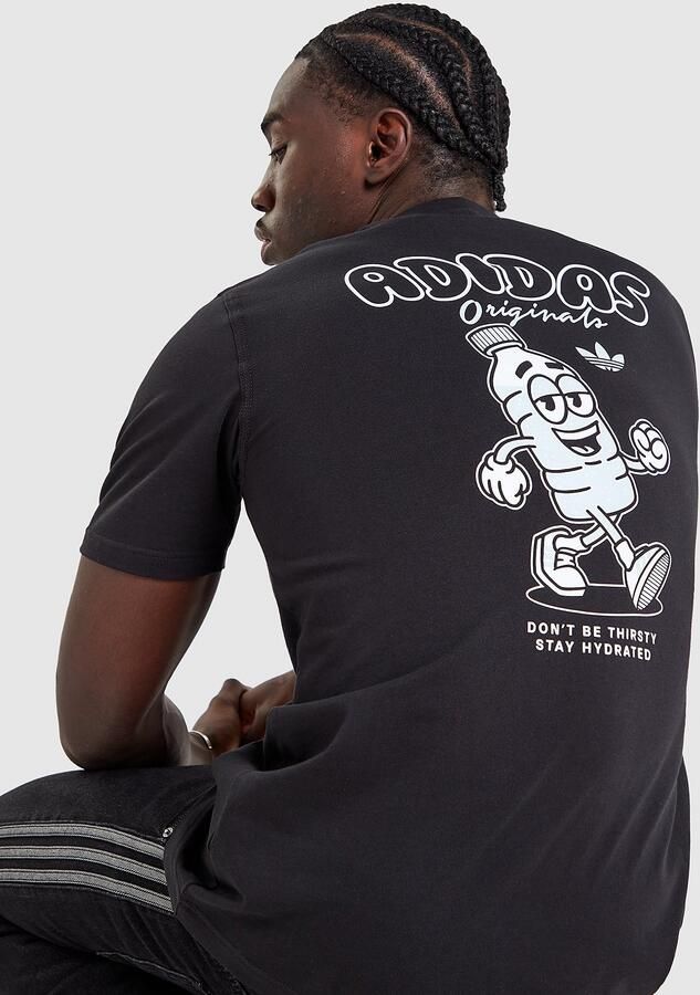 Adidas Originals Thirsty T-Shirt Zwart- Heren Zwart