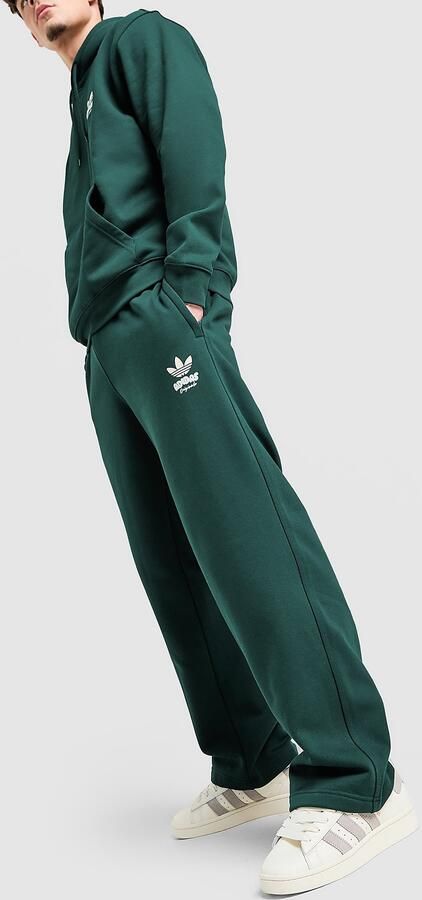 Adidas Originals Trefoil Bubble Open Hem Joggers Groen- Heren Groen