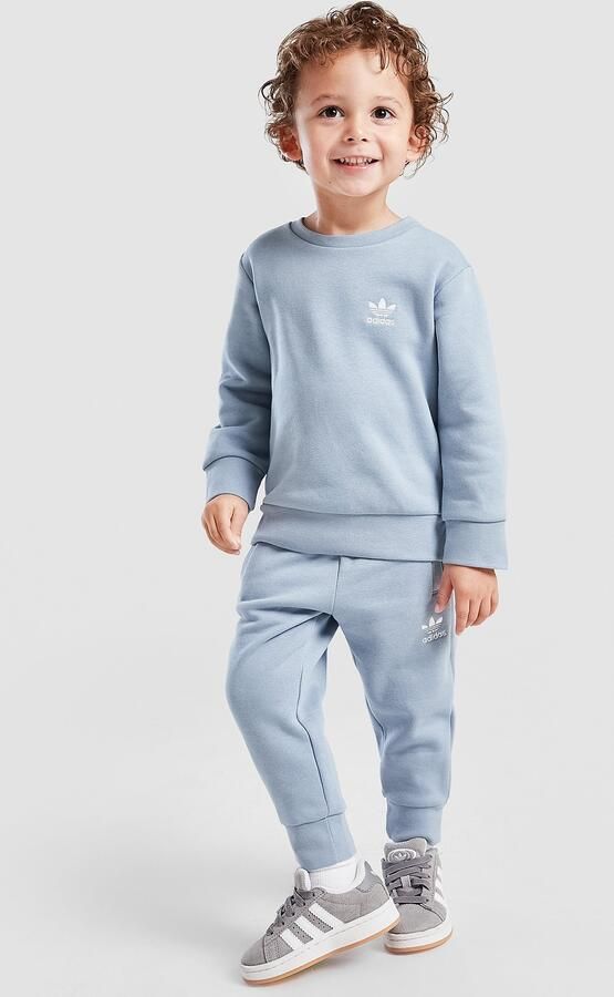 Adidas Originals Trefoil Crew Tracksuit Infant Blauw