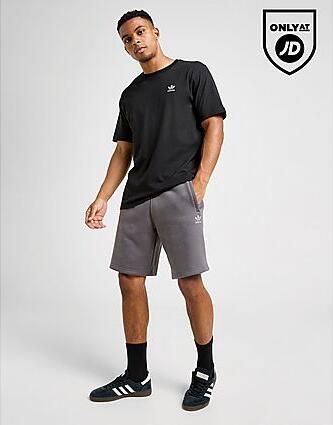 Adidas Originals Trefoil Essential Fleece Shorts Grey- Heren Grey