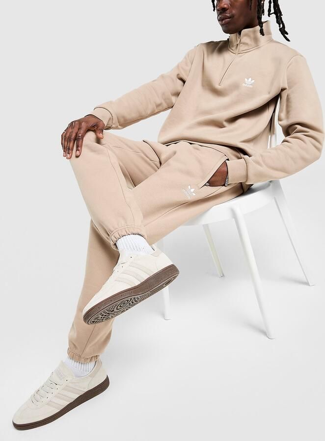 Adidas Originals Trefoil Essential Joggers Bruin- Heren Bruin