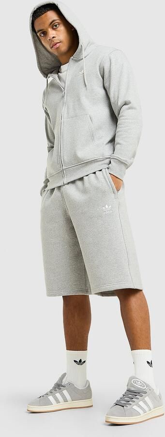 Adidas Originals Trefoil Essential Long Shorts Grijs- Heren Grijs